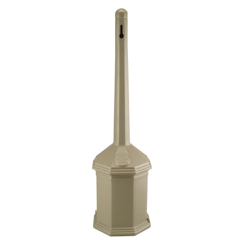 Commercial Zone Smoker's Outpost Site Saver Cigarette Receptacle, Beige